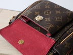 LOUIS VUITTON LV 25S SHOULDER BAG 19 IN BROWN MONOGRAM CALFSKIN GOLD HARDWARE