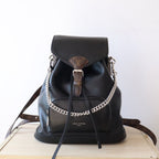 LOUIS VUITTON LV 25S MONTSOURIS VIBE 35 IN BLACK LAMBSKIN SILVER HARDWARE