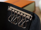LOUIS VUITTON ROSALIE WALLET 12 IN BLACK MIX COLORFUL CALFSKIN