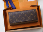 LOUIS VUITTON EMILIE WALLET 19 IN CHOCOLATE BROWN MONOGRAM CALFSKIN