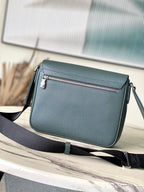 LOUIS VUITTON DISTRICT PM 26 IN CELESTE GREEN CALFSKIN