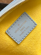 LOUIS VUITTON MINI BUMBAG 17 IN SKY YELLOW MONOGRAM CALFSKIN GOLD HARDWARE