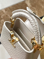 LOUIS VUITTON CAPUCINES BB 26 IN BANANA YELLOW TAURILLON