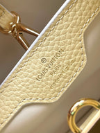 LOUIS VUITTON CAPUCINES BB 26 IN BANANA YELLOW TAURILLON