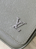 LOUIS VUITTON DISTRICT PM 26 IN KHAKI GREEN CALFSKIN