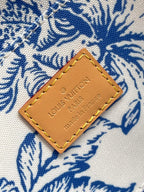 LOUIS VUITTON FÉLICIE POCHETTE 21 IN LAGOON BLUE MONOGRAM TILES CANVAS