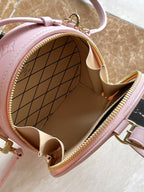 LOUIS VUITTON MINI BOITE CHAPEAU 13 IN LIGHT PINK MONOGRAM PERFORATED CALFSKIN