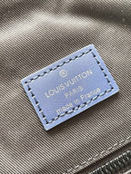 LOUIS VUITTON CHRISTOPHER MM 44 IN SAPPHIRE BLUE TAURILLON