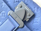 LOUIS VUITTON S-CAPE MESSENGER 28 IN SAPPHIRE BLUE TAURILLON