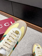 GUCCI & ADIDAS SNEAKER KHAKI CALFSKIN