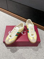 GUCCI & ADIDAS SNEAKER KHAKI CALFSKIN