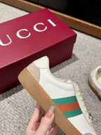 GUCCI & ADIDAS SNEAKER WHITE CALFSKIN