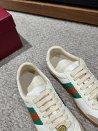 GUCCI & ADIDAS SNEAKER WHITE CALFSKIN