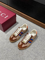 GUCCI & ADIDAS GAZELLE SNEAKER BROWN SUEDE