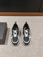 CHANEL CLASSIC SNEAKER IN BLACK MIX WHITE LAMBSKIN