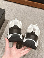 CHANEL CLASSIC SNEAKER IN WHITE MIX BLACK LAMBSKIN