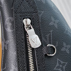 LOUIS VUITTON DUO CROSSBAG 42 IN BLACK MONOGRAM ECLIPSE CANVAS