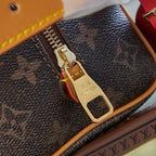 LOUIS VUITTON LOCKER DOPP KIT 23 IN BROWN MONOGRAM DUST CANVAS