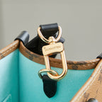 LOUIS VUITTON ONTHEGO PM 25 IN BROWN MONOGRAM CANVAS WITH DUCK SHAPE