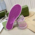 GUCCI Sneaker Tennis 1977 White Bright Purple