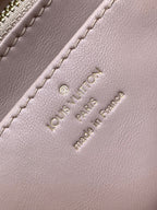 LOUIS VUITTON LV 25S GO-14 MM 23 IN LIGHT PINK QUILTED LAMBSKIN GOLD HARDWARE