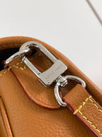 LOUIS VUITTON BUCI BAG 24 IN GOLD MIEL BROWN EPI GRAIN COWHIDE