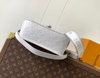 LOUIS VUITTON DIANE 24 IN GREY MONOGRAM EMPREINTE LEATHER