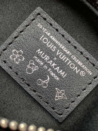 LOUIS VUITTON NANO SPEEDY BAG 16 IN COLORFUL MONOGRAM PATTERN AND BLACK COATED CANVAS