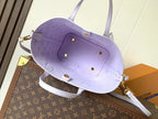 LOUIS VUITTON LV 25S BLOSSOM BAG 20 IN MISTY PURPLE CALFSKIN GOLD HARDWARE