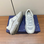 GUCCI Ripple Leather Sneakers White Pearl