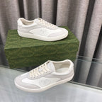 GUCCI INTERLOCKING G SNEAKER LIGHT GRAY SUEDE