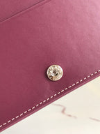 RICHELIEU WALLET 19 IN WINE RED GOYARDINE CANVAS