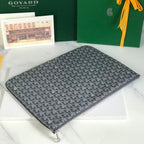 SÉNAT MGM POUCH 40 IN GREY GOYARDINE CANVAS