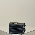 CELINE MINI CLAUDE 22 SHINY CALFSKIN BLACK