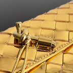 BOTTEGA VENETA ANDIAMO BAG 19 IN GOLDEN CALFSKIN