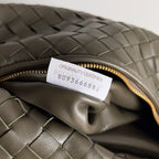 BOTTEGA VENETA SMALL JODIE 36 IN KAKI LAMBSKIN