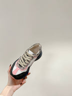 GUCCI RHYTON TRAINER CHARCOAL AND WHITE CALFSKIN