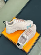 HERMES BOUNCING SNEAKERS LIGHT PINK CALFSKIN