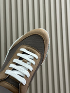 HERMES BOUNCING SNEAKERS BROWN CALFSKIN