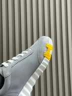 HERMES BOUNCING SNEAKERS LIGHT GRAY CALFSKIN