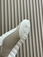 HERMES BOUNCING SNEAKERS BRIGHT GRAY CALFSKIN