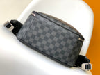 LOUIS VUITTON LV 25S MICHAEL BACKPACK 42 IN DAMIER INFINI ONYX CALFSKIN