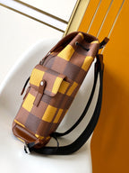 LOUIS VUITTON CHRISTOPHER BACKPACK 48 IN BROWN YELLOW DAMIER CANVAS
