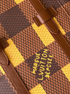 LOUIS VUITTON CHRISTOPHER BACKPACK 48 IN BROWN YELLOW DAMIER CANVAS