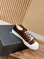 CHANEL CONVERSE SNEAKER IN PENNY BROWN VELVET
