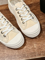 CHANEL CONVERSE SNEAKER IN BEIGE CREAM CANVAS