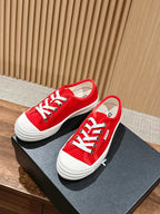 CHANEL CONVERSE SNEAKER IN RUBY RED VELVET