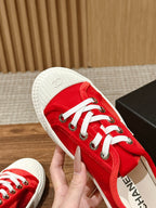 CHANEL CONVERSE SNEAKER IN RUBY RED VELVET