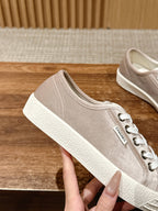 CHANEL CONVERSE SNEAKER IN KHAKI BROWN VELVET