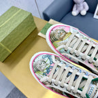 GUCCI TENNIS 1977 TRAINER CANVAS WITH TIGER MOTIF